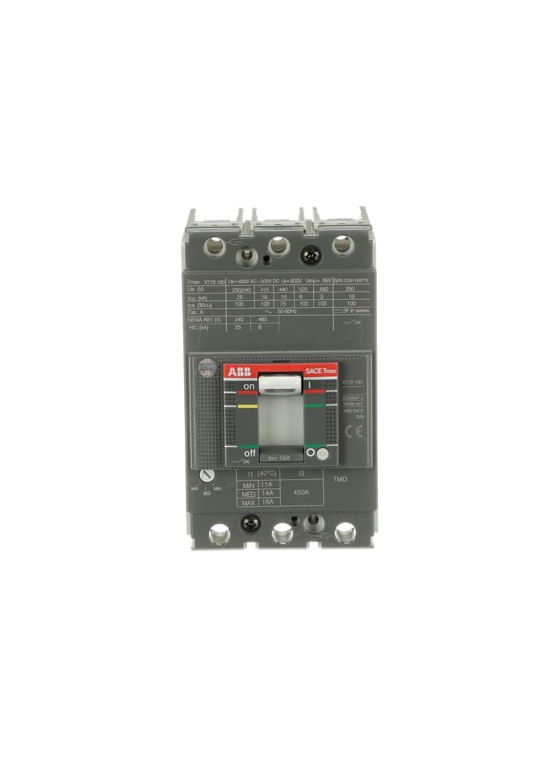 XT1B 160 TMD 16-450 3p F F wyłącznik kompaktowy 1SDA066799R1 ABB