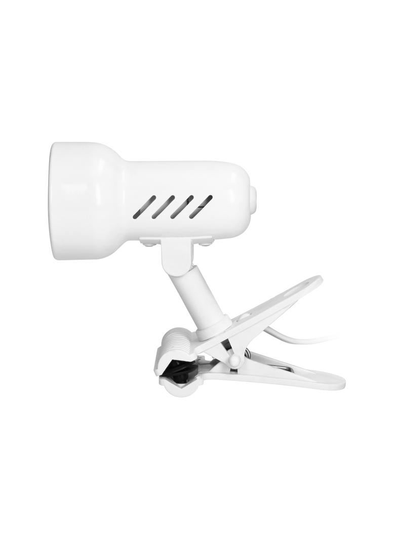 Kelly lampa biurkowa z klipsem 40W E14 stal + tworzywo biała DL-9/W ORNO