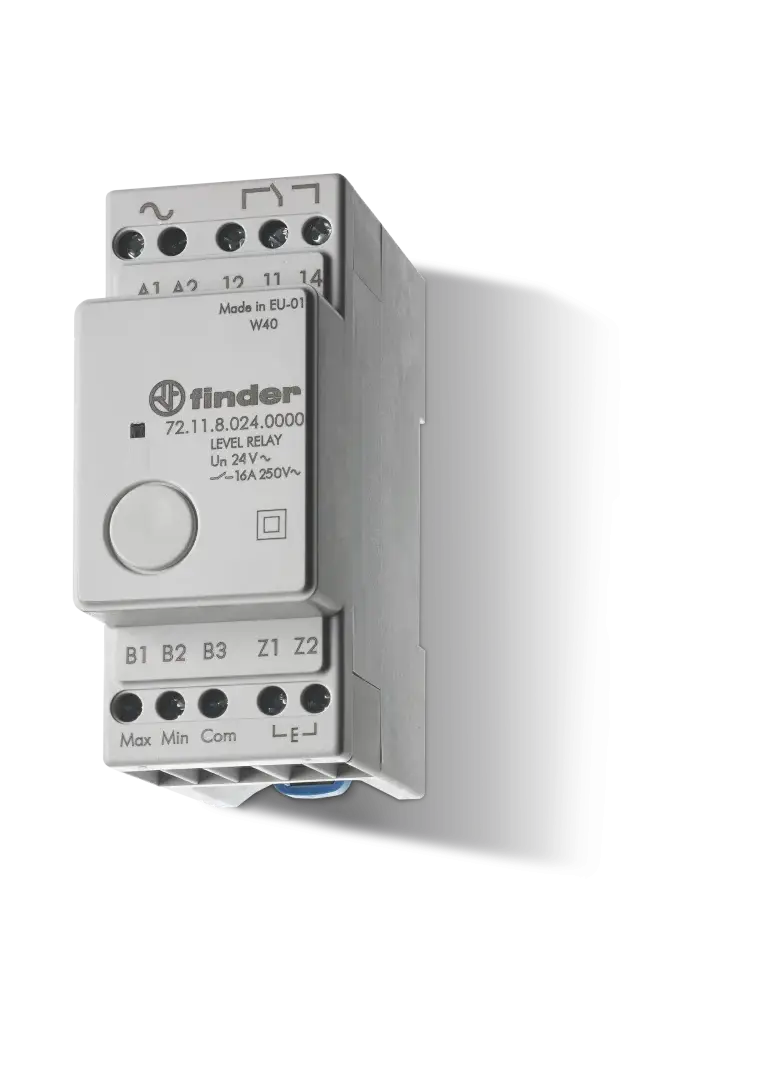 Przekaźnik nadzoru poziomu cieczy 1 P; 16A; 110…125V AC; zakres czułości 150k?