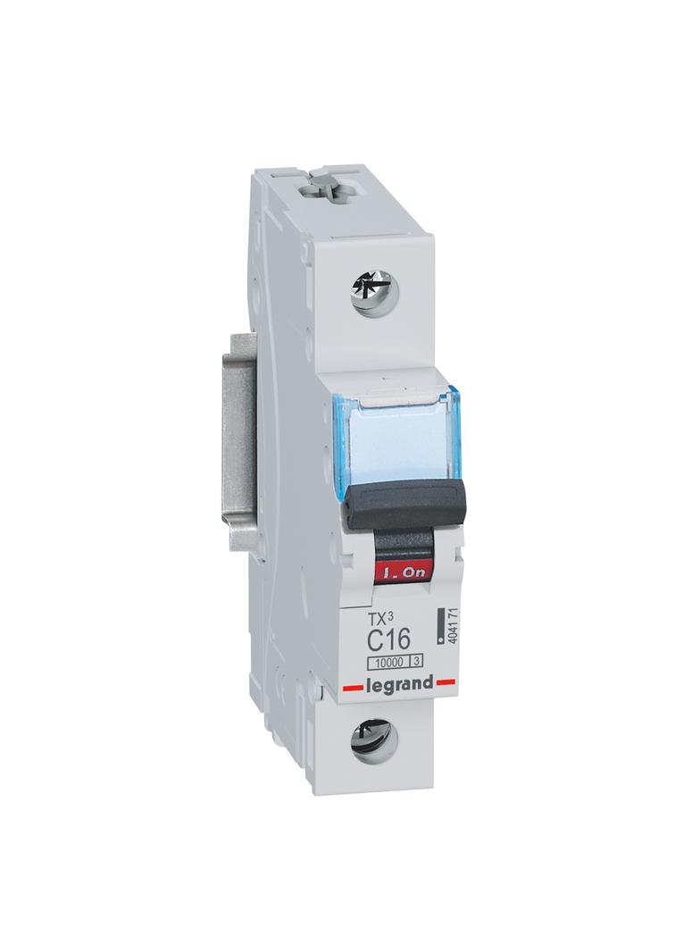 WYŁĄCZNIK NADPRĄDOWY S 311 1P C 16A 10000A SERII TX3, Legrand
