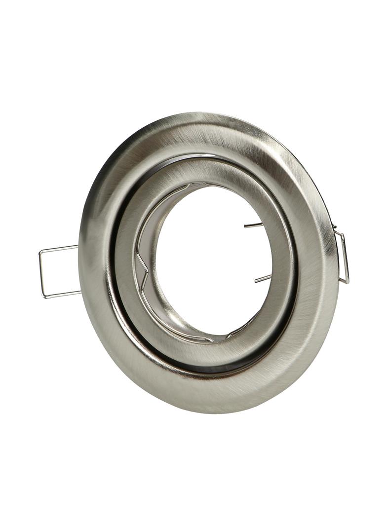 SUTRI RM ramka dekoracyjna oprawy punktowej MR16/GU10 max 50W okrągła regulowana satyna AD-OD-6176/N