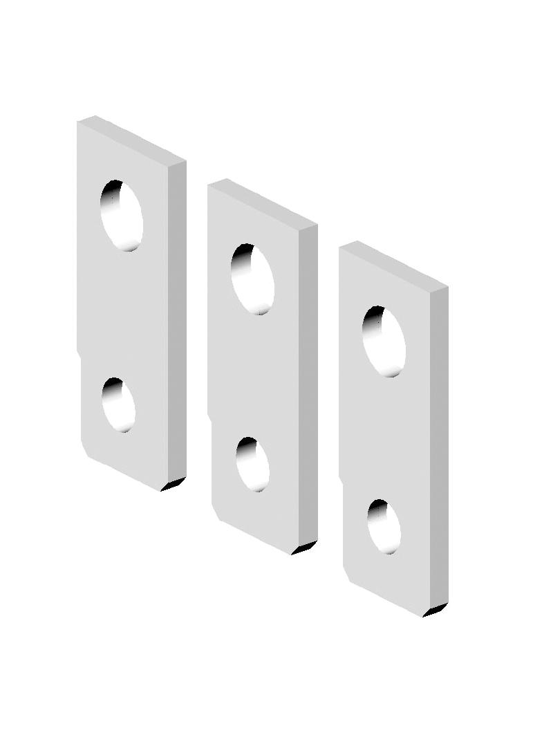 Przyłącza szynowe proste (1kpl=4szt.) ZB2 S800-800/4 Straight 004672323 ETI