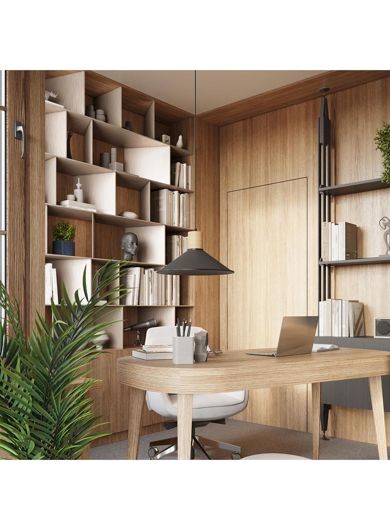 Lampa wisząca JAGA czarna