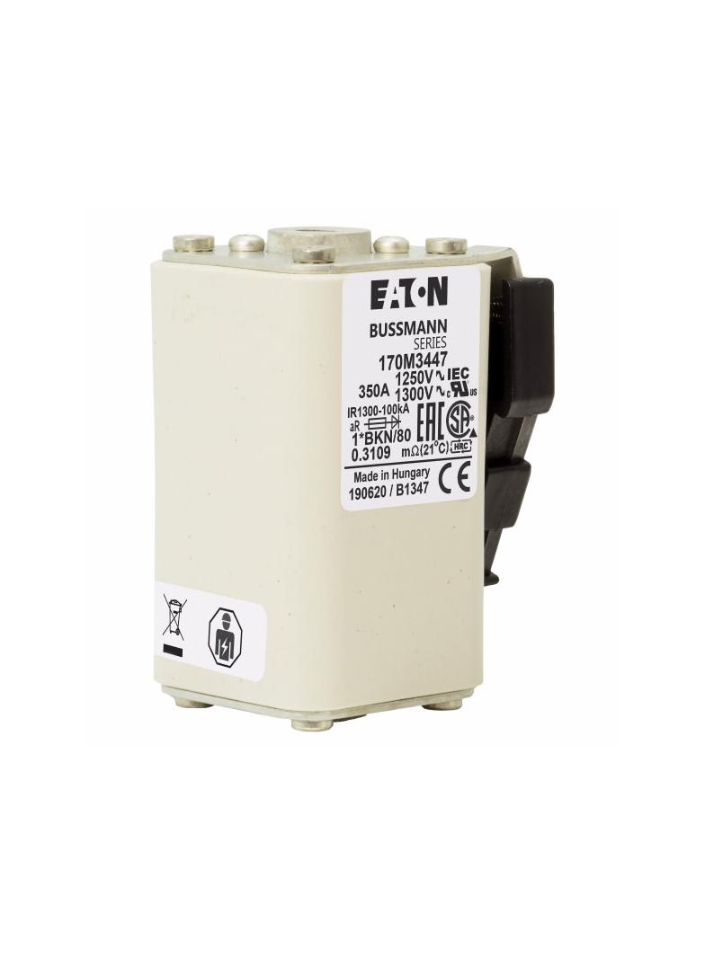 FUSE 350A 1250V 1*BKN/80 AR CU Wkładka szybka 350A AC 1250V rozmiar 1 45x59x81 mm aR 170M3447 EATON