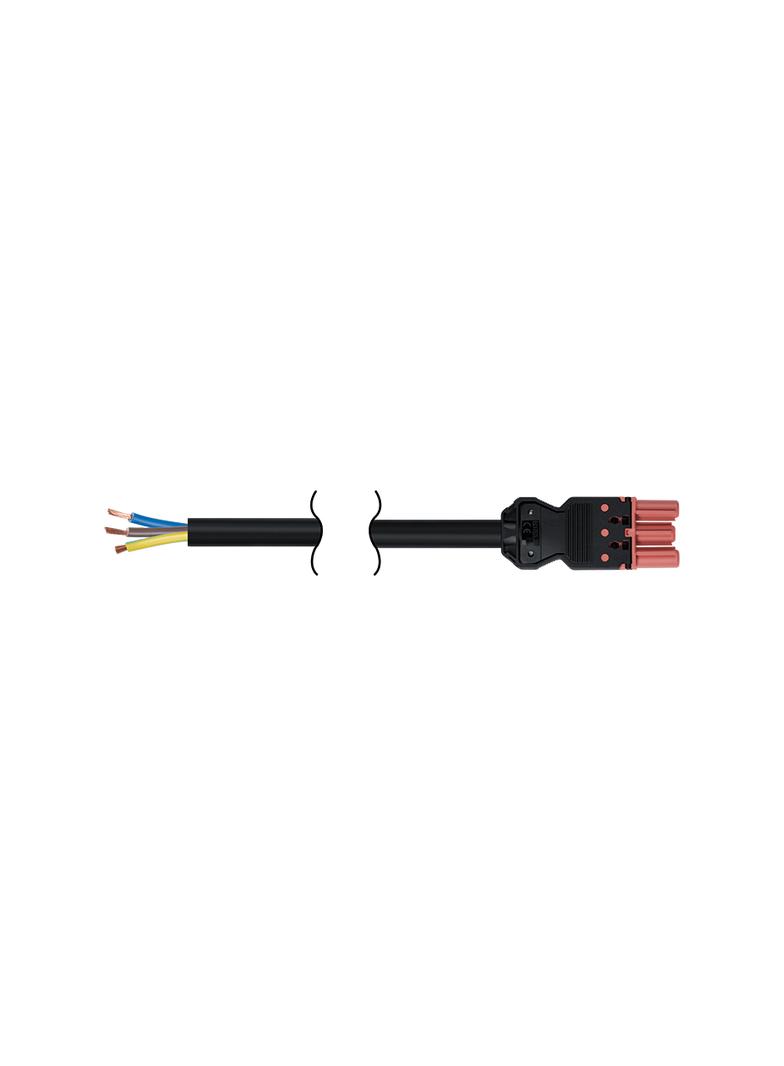 Simon 480 TS48-CR4020-6 Przewód zasilający 3x2.5mm2 złącze żeńskie 3-polowe sys. Wieland bez wtyczki CR4020/6 KONTAKT