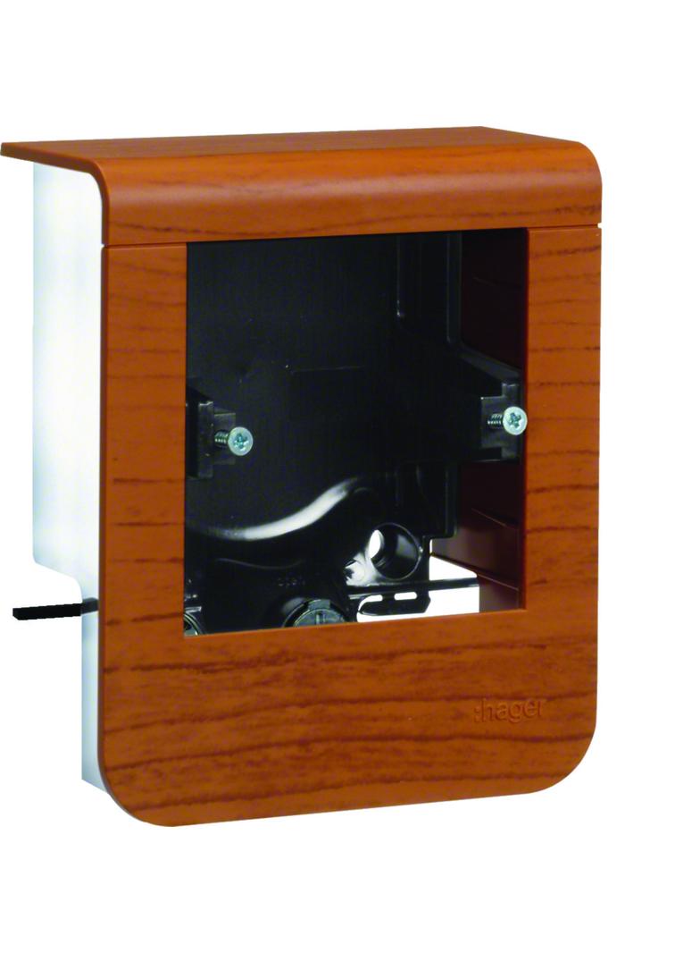 tehalit.SL Pusty nośnik urządzeń 20x55 fi60 wiśnia SL20055901D4 HAGER