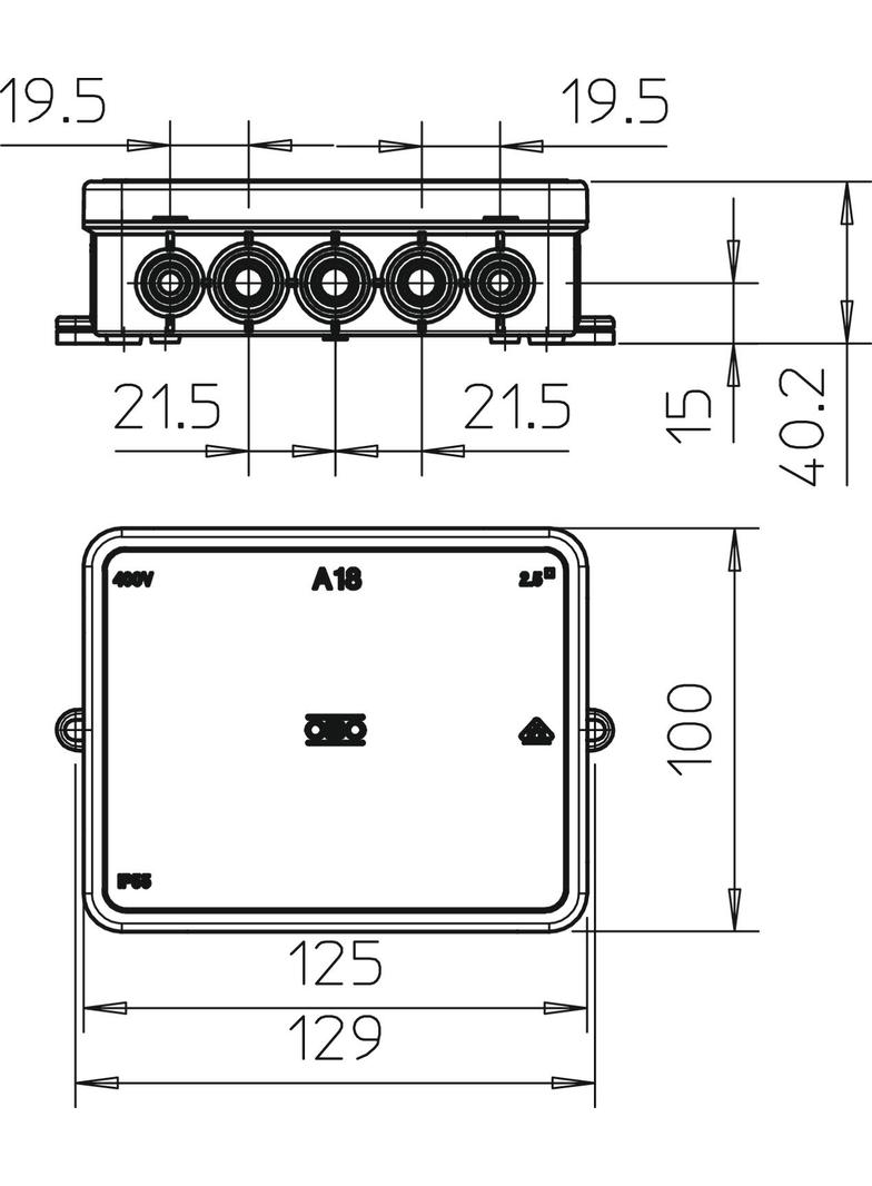 A 18 HF RW, Puszka odgałęźna