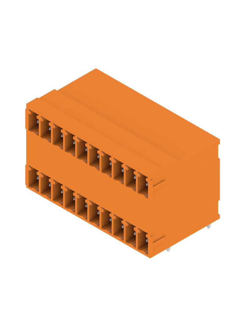 SCD 3.81/20/90G 3.2SN OR BX Wtyki PCB (złącza płyty), 3.81 mm, Liczba biegunów: 20, kąt odejścia: 90° /28szt./ 1972870000 WEIDMÜLLER