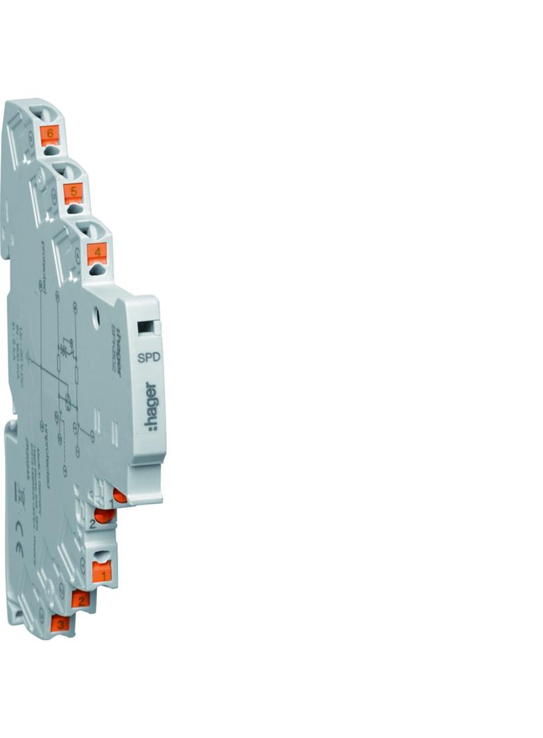 SPD dla urządzeń 4-20mA 2P In=5kA Iimp=0,5kA styk