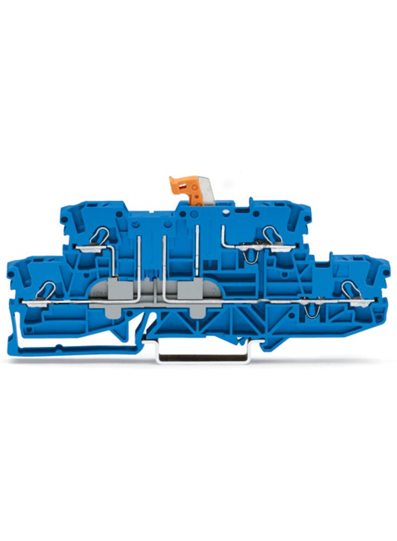 TOPJOBS złączka 2-piętrowa 2,5 mm2 rozłączalna niebieska