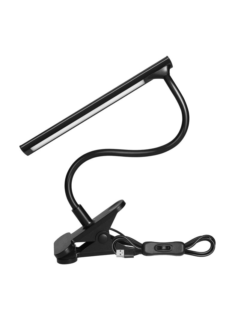 Lampka biurkowa z klipsem TERI II LED 5W 260lm 4000K barwa neutralna czarny DL-22/B ORNO