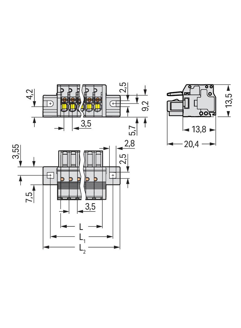 1-przewodowe gniazdo