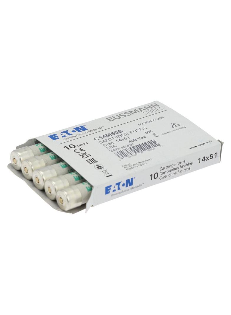 C14M50S Wkładka cylindryczna z wybijakiem 14x51 50A GG 400V AC C14M50S EATON