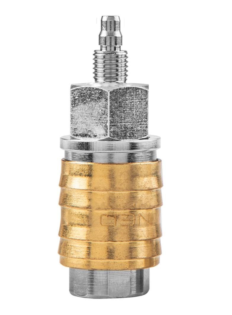 Szybkozłączka do kompresora z wyjściem na wąż 4 x 6 mm