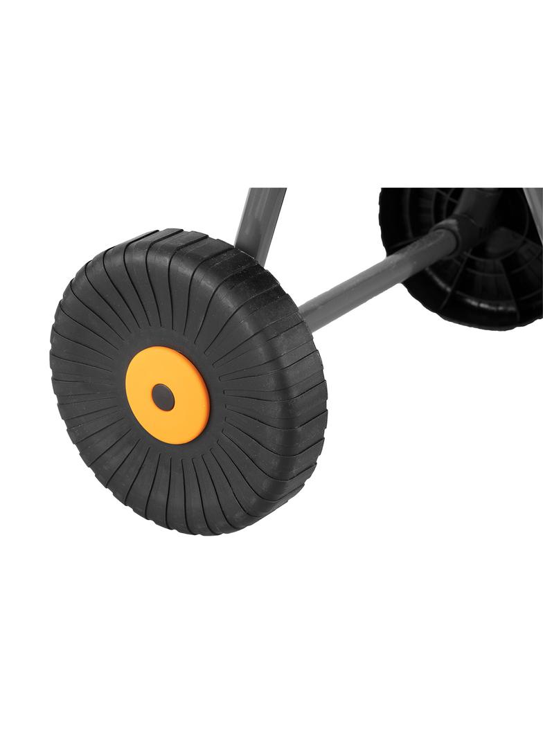 Wózek na wąz ogrodowy, tworzywo sztuczne, do 60 m węza 1/2"