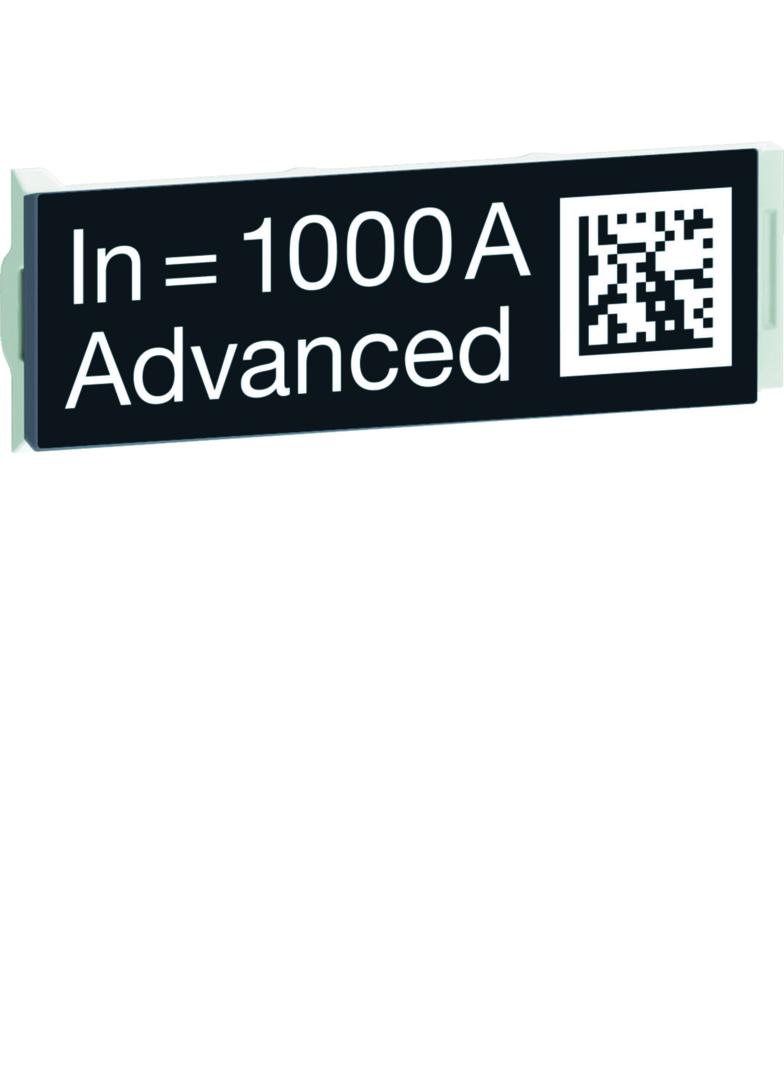 ACB HW2/4 Wtyczka z oznaczeniem znamionowym wyłącznika 1000A Advanced