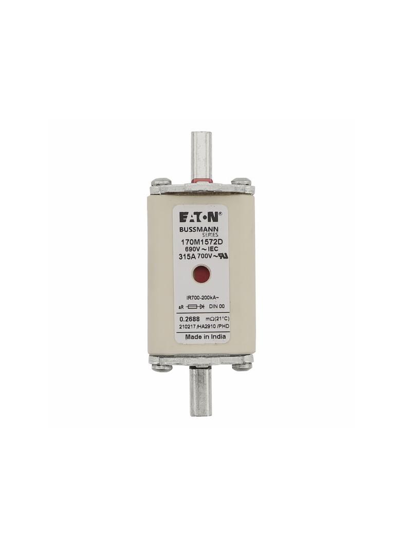FUSE 315A 690V aR DIN NH00 HSDNH Wkładka szybka 315A 690V aR DIN NH00 podwójny wskaźnik 170M1572D EA