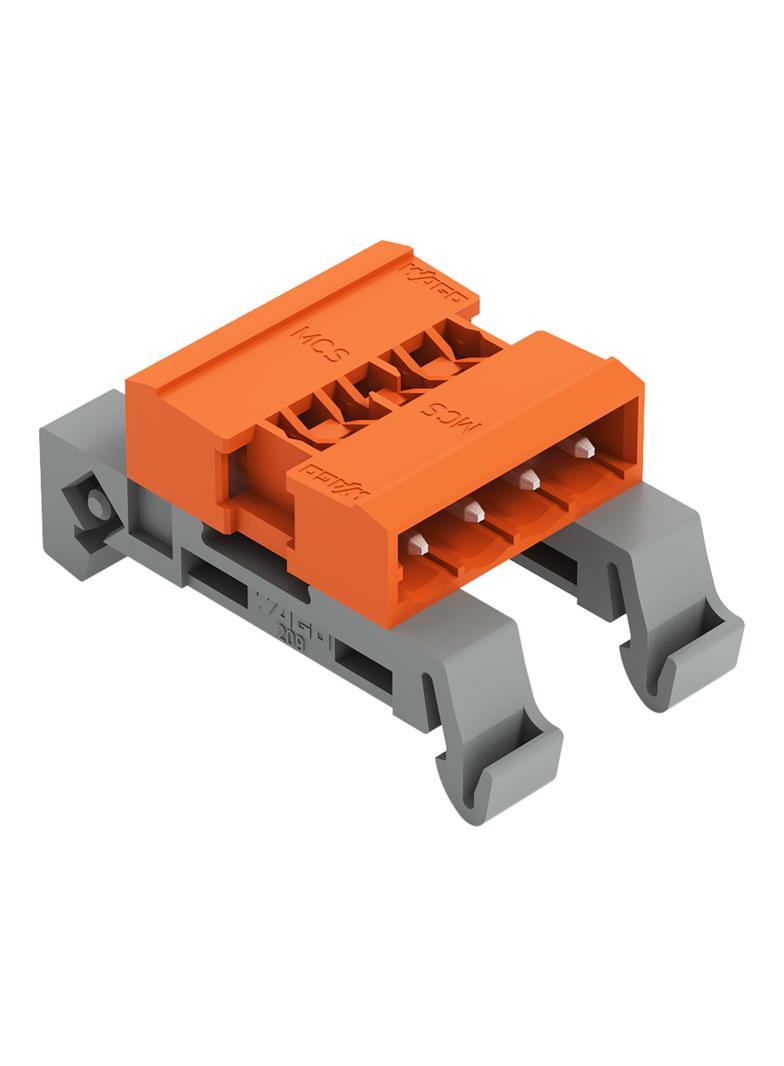 MCS-MIDI Classic wtyk dwustronny 4-bieg. pomarańczowy raster 5,08 mm /50szt./ WAGO