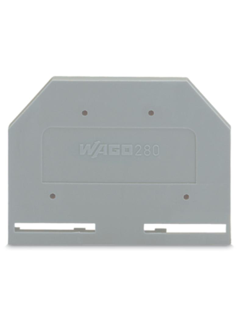 ścianka końcowa szara