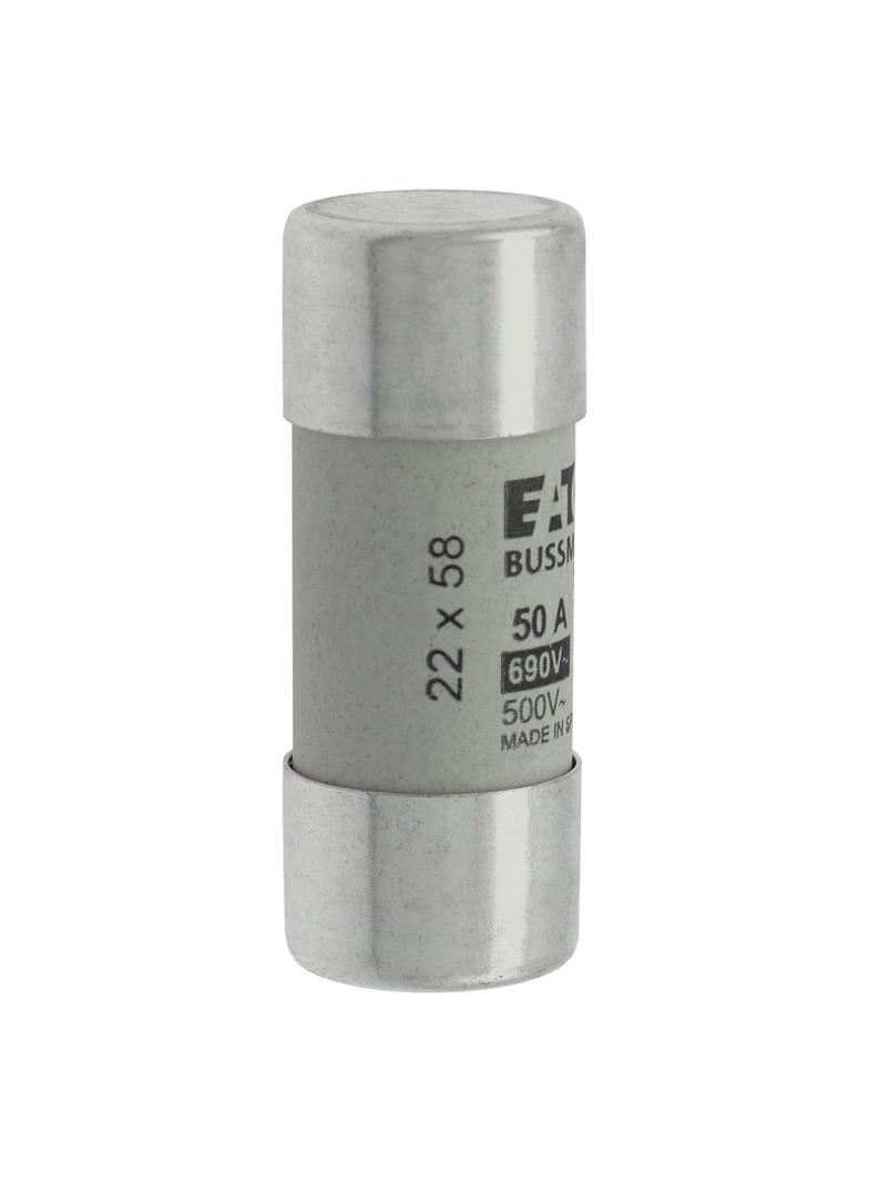 CYLINDRICAL FUSE 22 x 58 50A GG 690V AC Wkładka cylindryczna 22 x 58mm 50A GG 690V AC C22G50 EATON