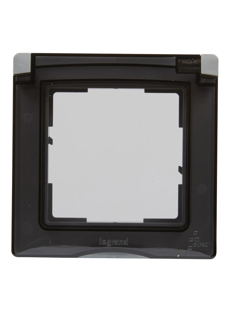 Suno Ramka Pojedyncza Szczelna IP44 Aluminium 721344 LEGRAND