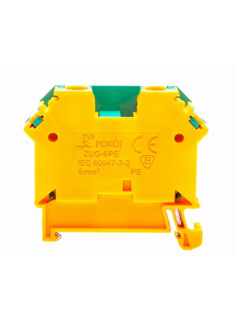 ZUG-6PE ZŁĄCZKA OCHRONNA K.ŻÓŁTO-ZIELONY