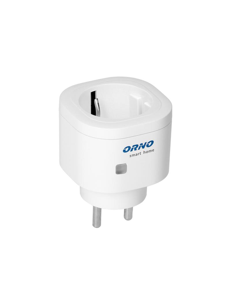 Gniazdo centralne sterowane bezprzewodowo Wi-Fi, z nadajnikiem radiowym, ORNO Smart Home, Schuko