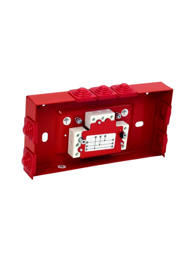 PIP-2AN R3x3x4 Puszka przeciwpożarowa, prostokątna, E90, rozgałęźna 3x3x4mm2, 197x103x30 mm - kolor