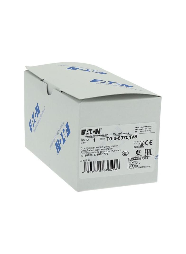 T0-6-8370/IVS Łącznik krzywkowy 20A 6.5kW 067324 EATON