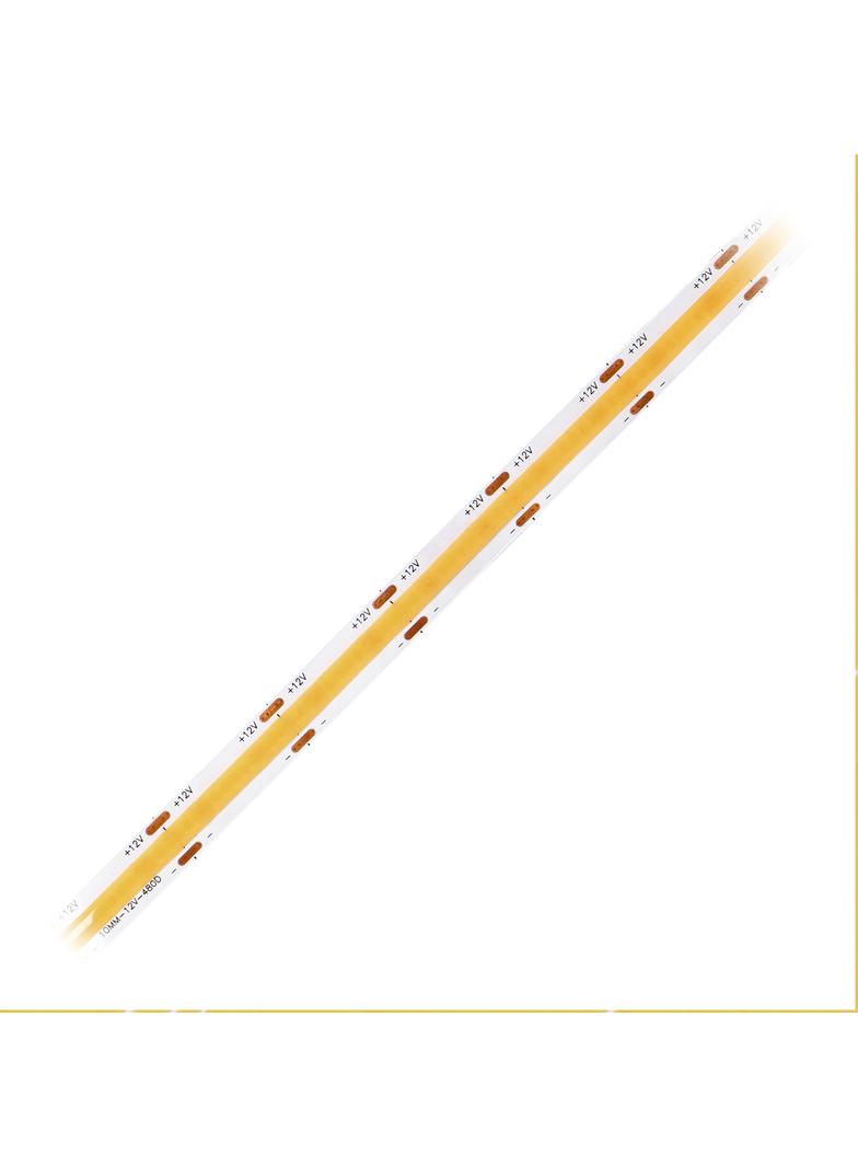 Taśma LED COB 12V 480L/m 10W/m IP20 3000K 5m