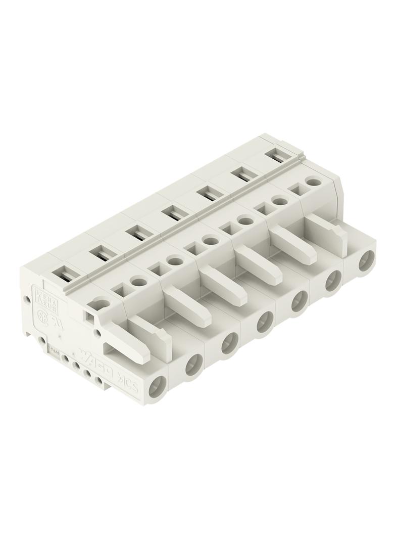 Gniazdo MCS‑MIDI Classic 7‑biegunowe jasnoszare raster 7,5mm 721‑207/026‑000 /50szt./ WAGO