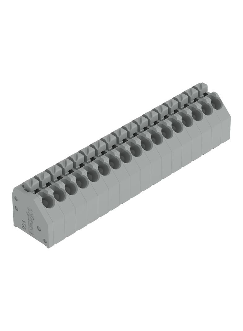 listwa zaciskowa do pł. drukowanych 17-bieg. szara raster 3,5 mm /15szt./ WAGO