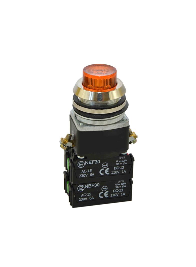 Przycisk NEF30-WLX2Y/24V żółty W0-NEF30-WL X2Y G PROMET