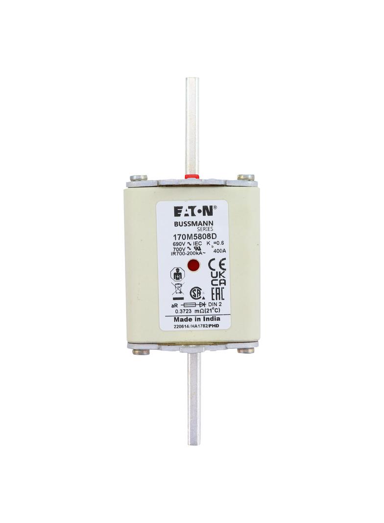 400A 690V aR DIN 2 HSDNH FUSE Wkładka szybka 400A AC 690V DIN 2 aR DIN IEC podwójny wskaźni 170M5808