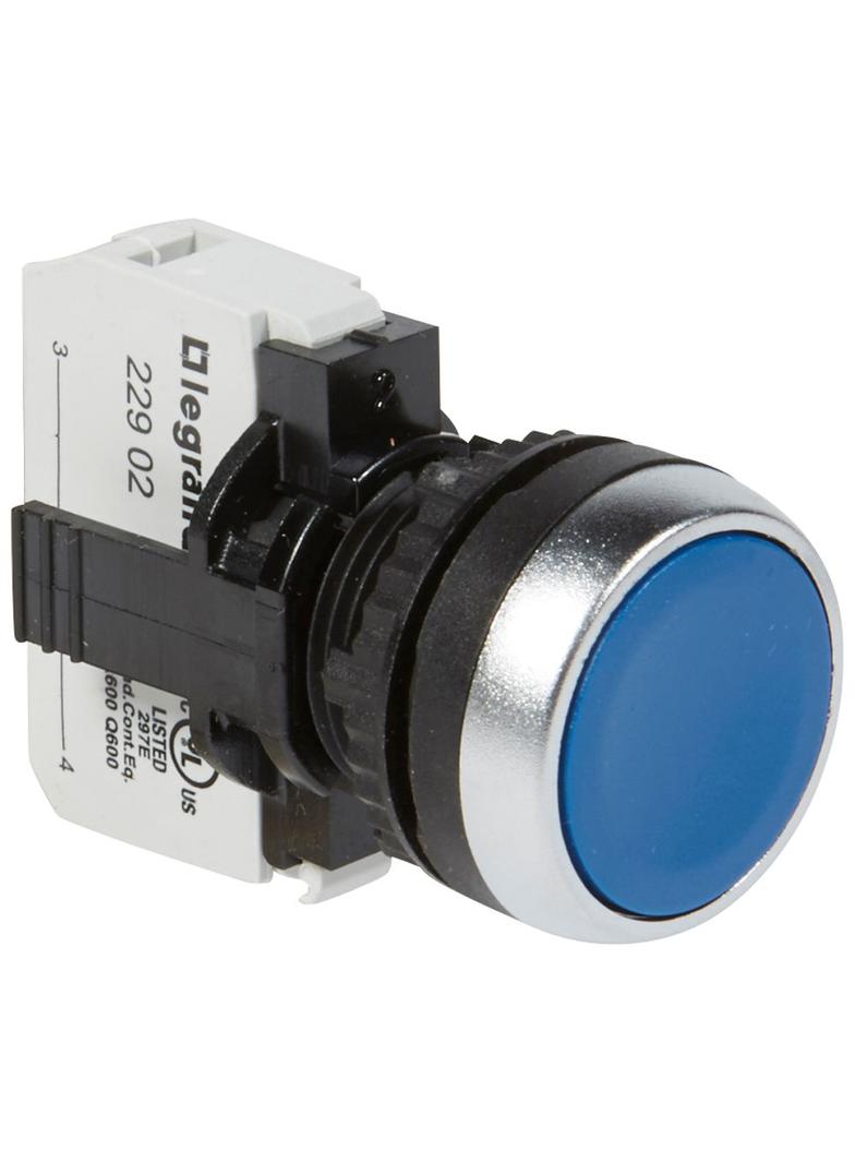 Osmoz Komplet Bez Podświetlenia - Główka Płaska Niebieska + Uchwyt + 1Z 023703 LEGRAND