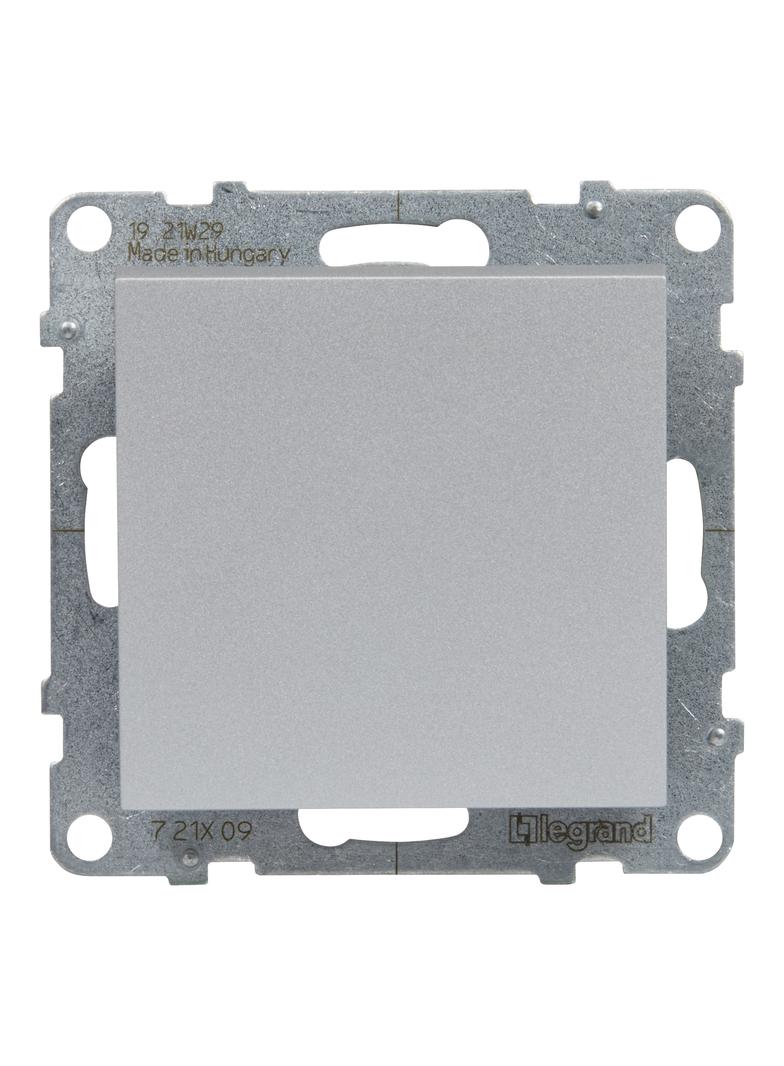 Suno Przycisk Pojedynczy - 6A - 250V - Zaciski Automatyczne Aluminium 721309 LEGRAND
