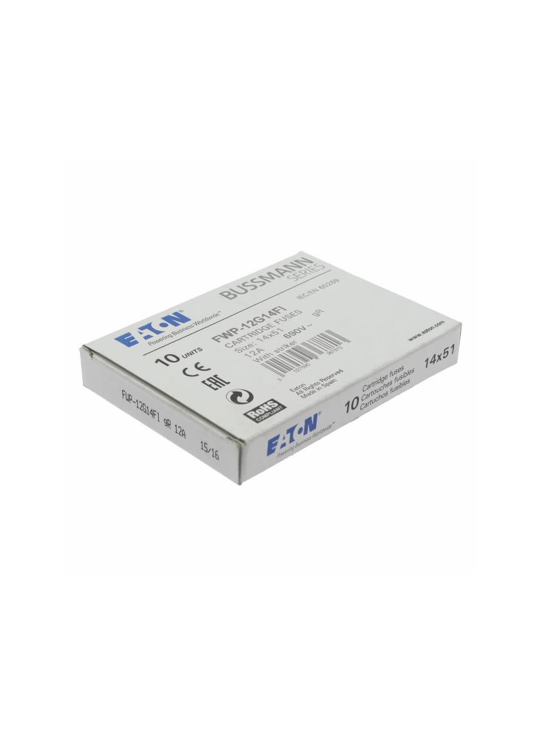 12A 690V AC gR 14X51mm FUSE WITH STRIKER Wkładka szybka 12A AC 690V 14x51 gR IEC UL wybij FWP-12G14F