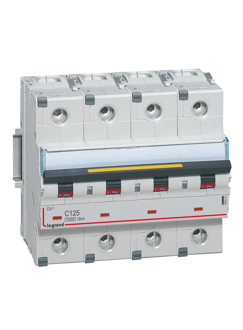 DX3 16 Ka Wyłącznik Czterobiegunowy 125A 409364 LEGRAND
