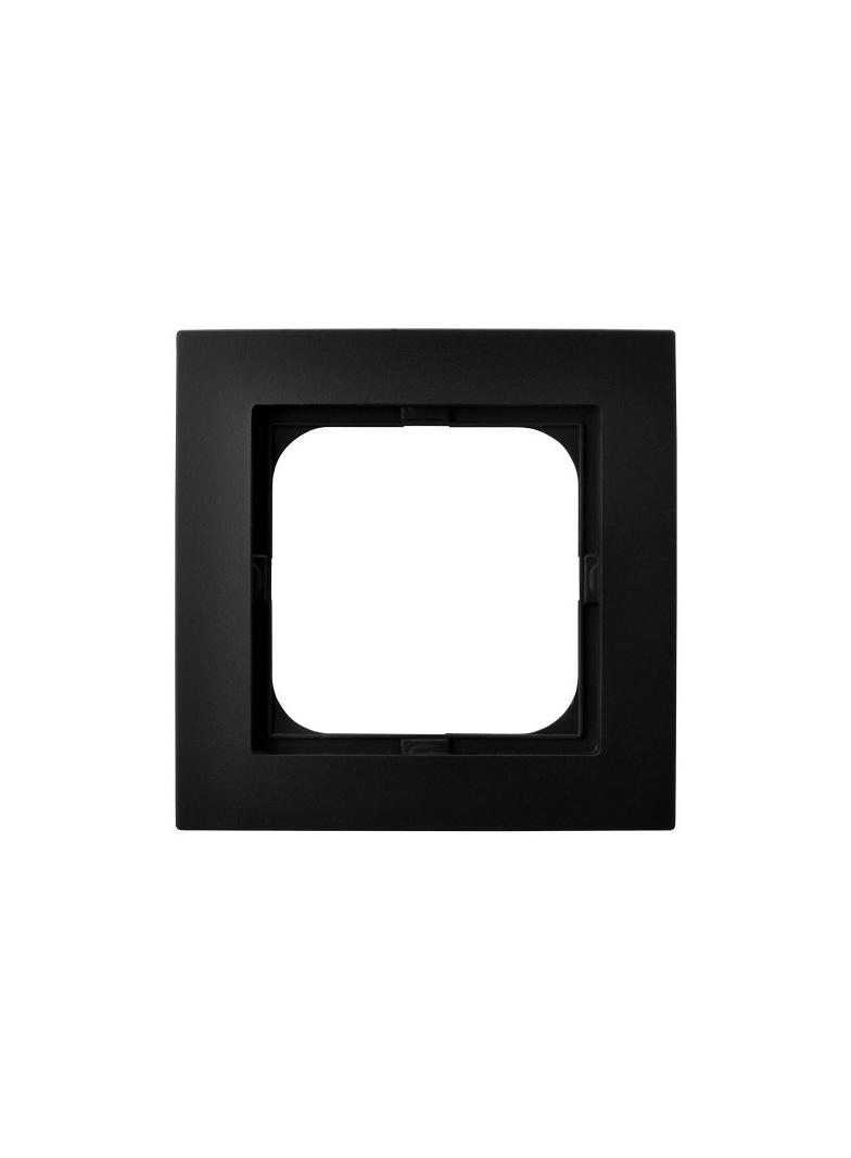 AS Ramka pojedyncza - kolor czarny metalik