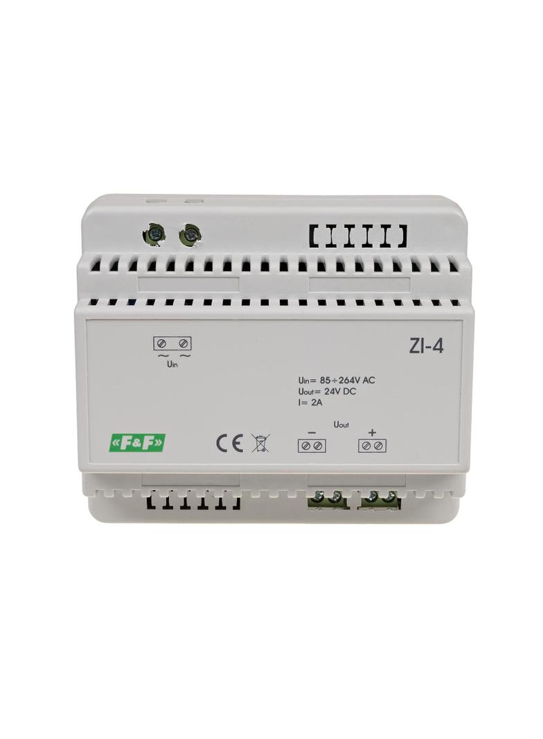 Zasilacz impulsowy 24V DC 2A ZI-4 F&F