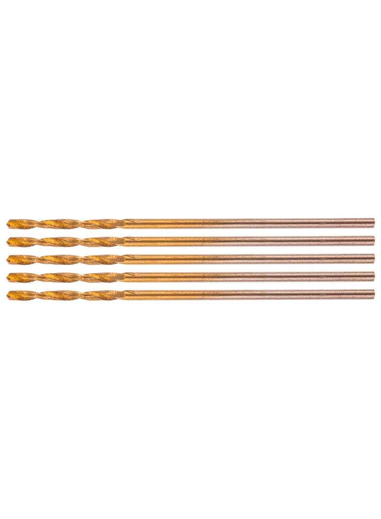 Wiertła do metalu HSS-TiN 1.0 mm, 5 szt.