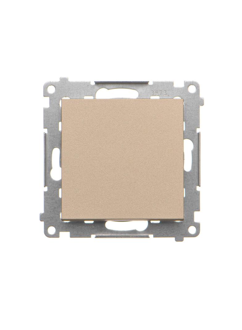 Simon 55 Przycisk zwierny pojedynczy rozwierny bez piktogramu szybkozłączka Szampański mat