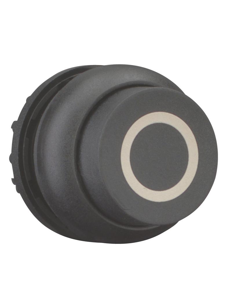 M22S-DH-S-X0 Napęd przycisku czarny /O/ z samopowrotem płaski wystający 216660 EATON