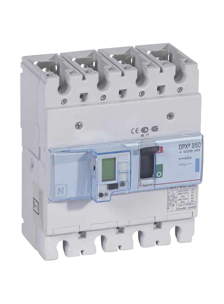 Wyłącznik DPX3 250 El Sg 4P 40A 70Ka 420702 LEGRAND