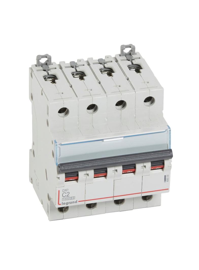 WYŁĄCZNIK NADPRĄDOWY S 314 4P C 2A 10000A SERII DX3, Legrand