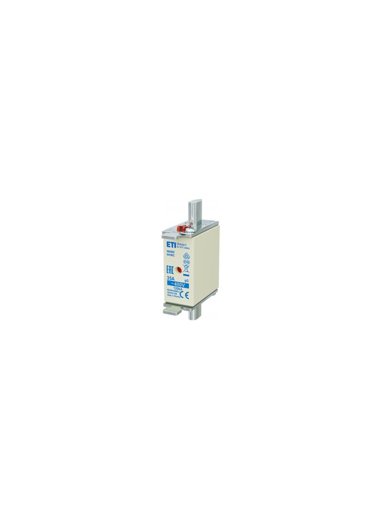Wkładka topikowa NH zwłoczna KOMBI NH000 WT-00C gG 35A 400V 004181109 ETI