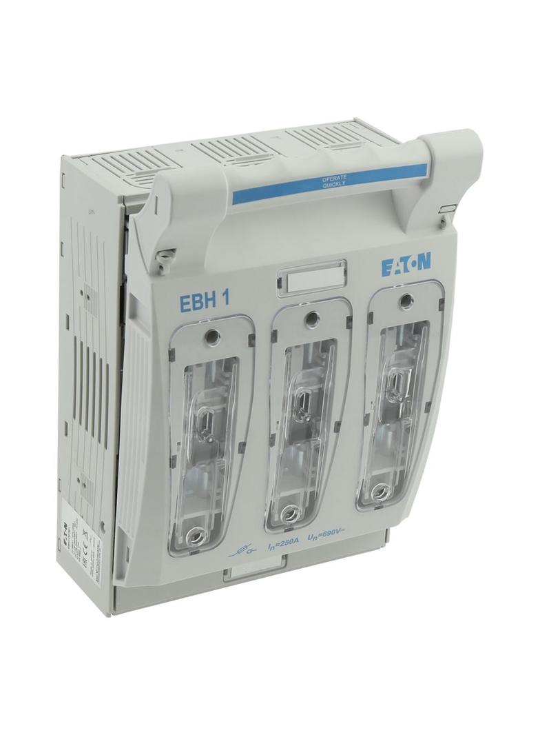 EBH1O3TM1 Rozłącznik bezpiecznikowy poziomy 250A AC 690V NH1 AC23B 3P IEC montaż śrubowy EBH1O3TM1 E