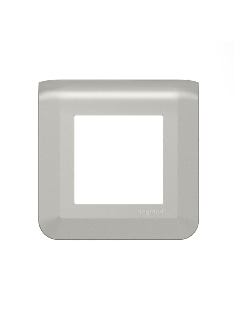 MOSAIC - Ramka 2 modułowa - Aluminium, Legrand