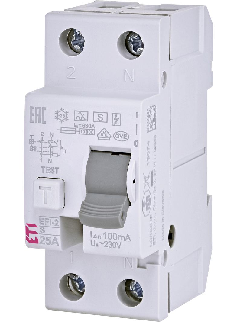 EFI-2 A S 25/0.1 Wyłącznik  różnicowoprądowy - selektywny
