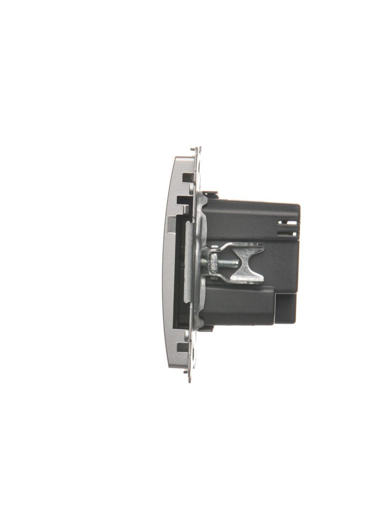 Simon Basic Ładowarka 2 x USB 2.1 A 5V DC 230V srebrny mat BMC2USB.01/43 KONTAKT